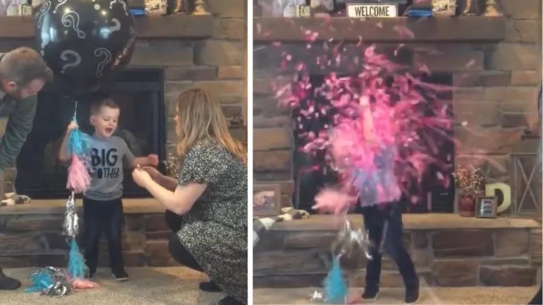 Excited New Big Brother Has Moment Of Confusion During Gender Reveal