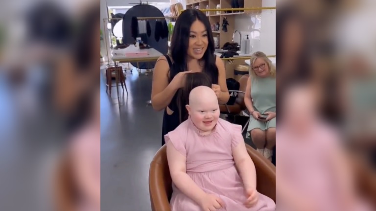 A Child With Alopecia Gets A New Wig, Her Reaction Is The Sweetest Thing You’ll See All Week