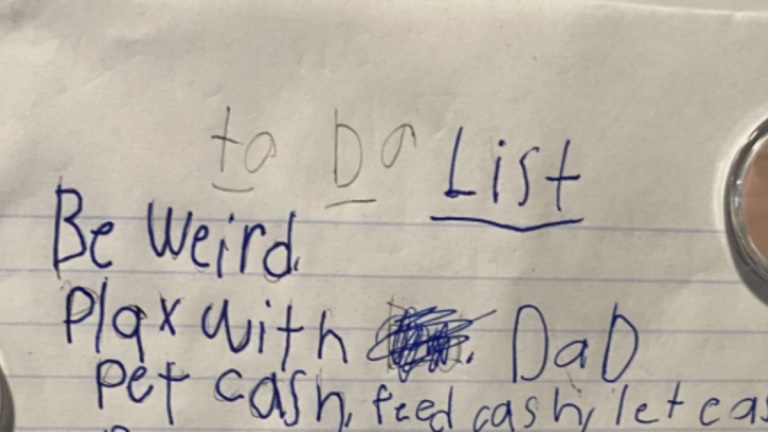 8-Year-Old’s “To-Do List” Reminds Us To Stay Young At Heart